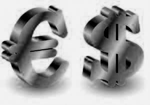 نماد دلار و یورو